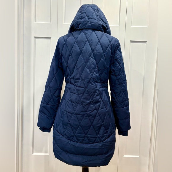 MOOSEJAW Women's Hooded Midlength Quilted Down Puffer Jacket MED - Picture 10 of 14